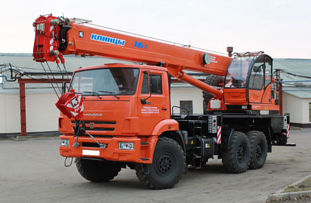 Продажа автокрана Клинцы КС-45719-7К грузоподъемностью 16 тонн в г. Бердск